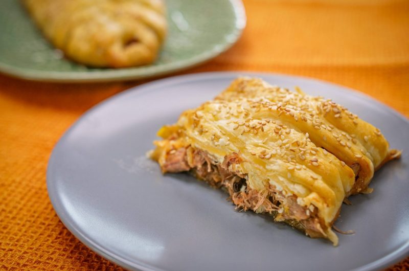 Empada de carne e legumes
