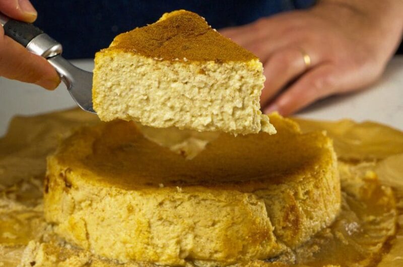 cheesecake de maçã